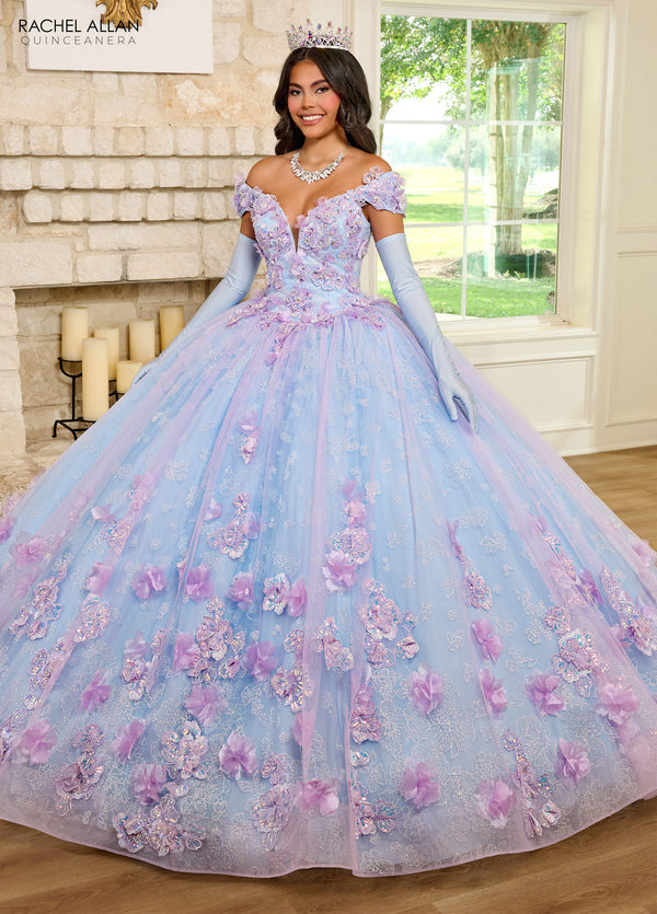 Rachel Allan RQ2190 Quinceanera Applique Long Ball Gown