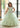 Flower Girl Dresses Long Glitter Flower Girl Dress Sage Multi