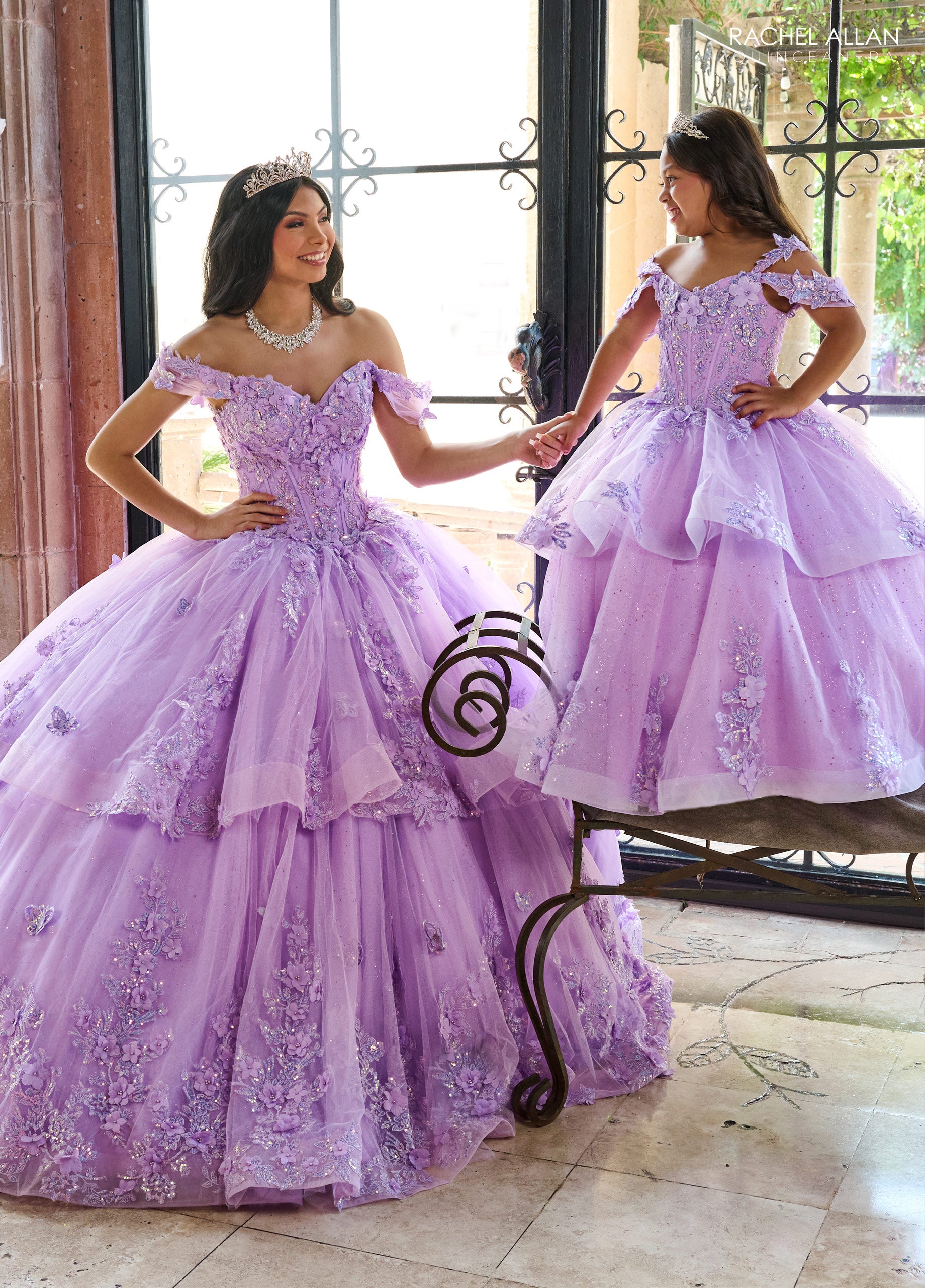 Rachel Allan RQ4043 Long Ruffle Flower Girl Dress