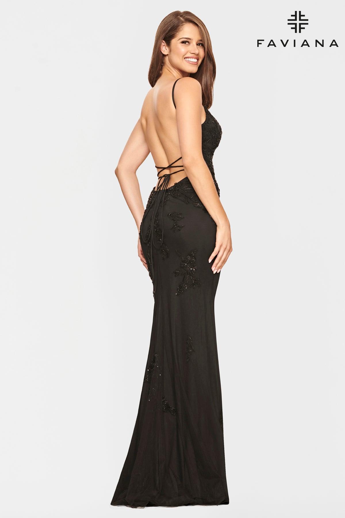 Faviana Long Formal Prom Dress S10633