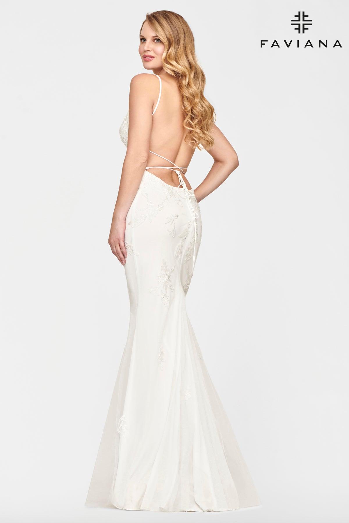 Faviana Long Formal Prom Dress S10633