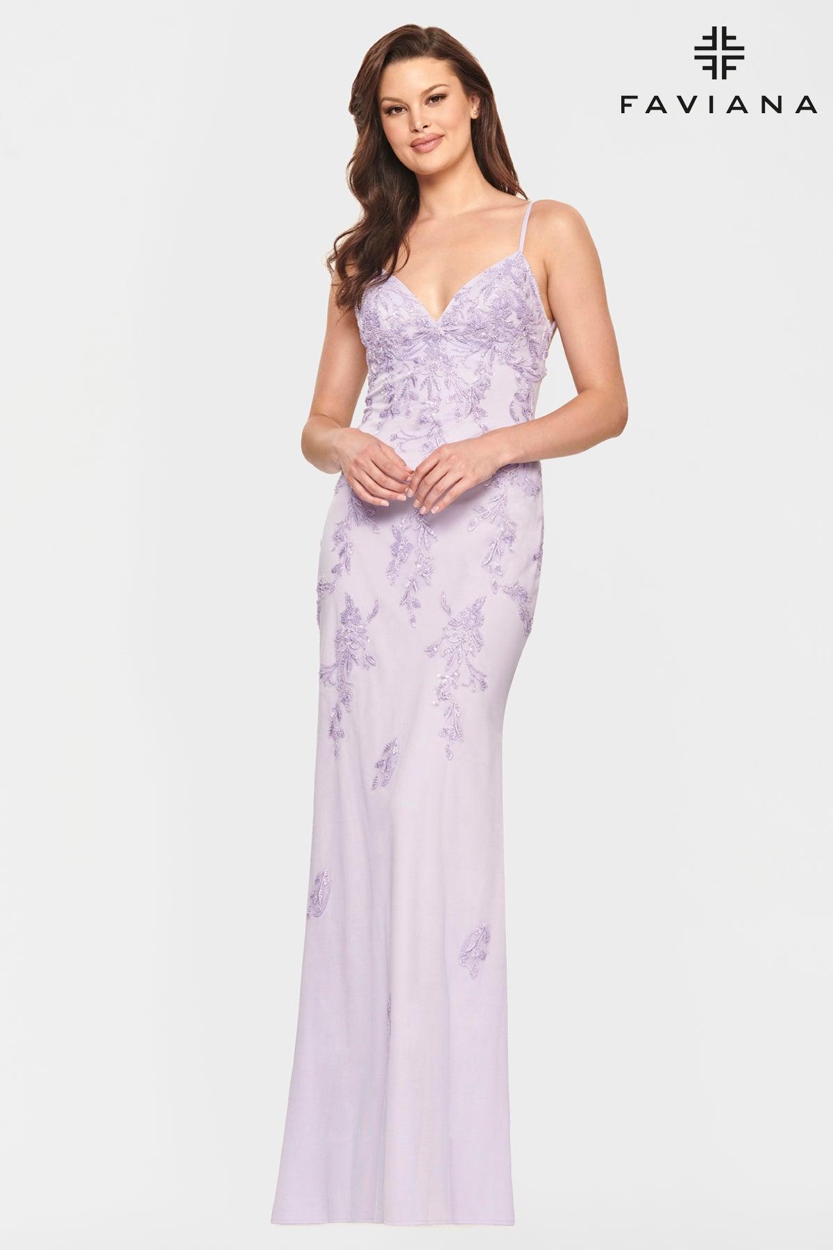 Faviana Long Formal Prom Dress S10633