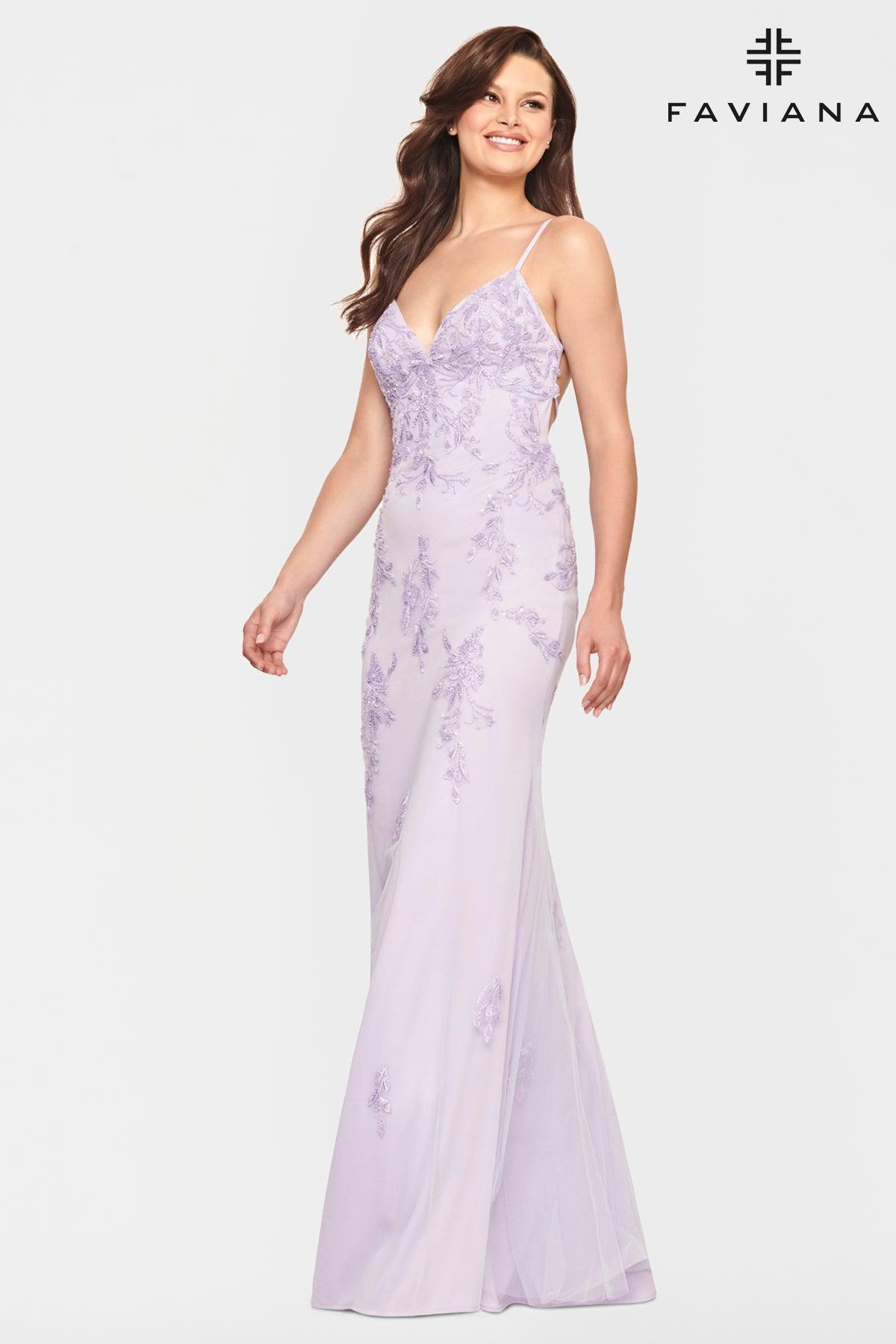 Faviana Long Formal Prom Dress S10633