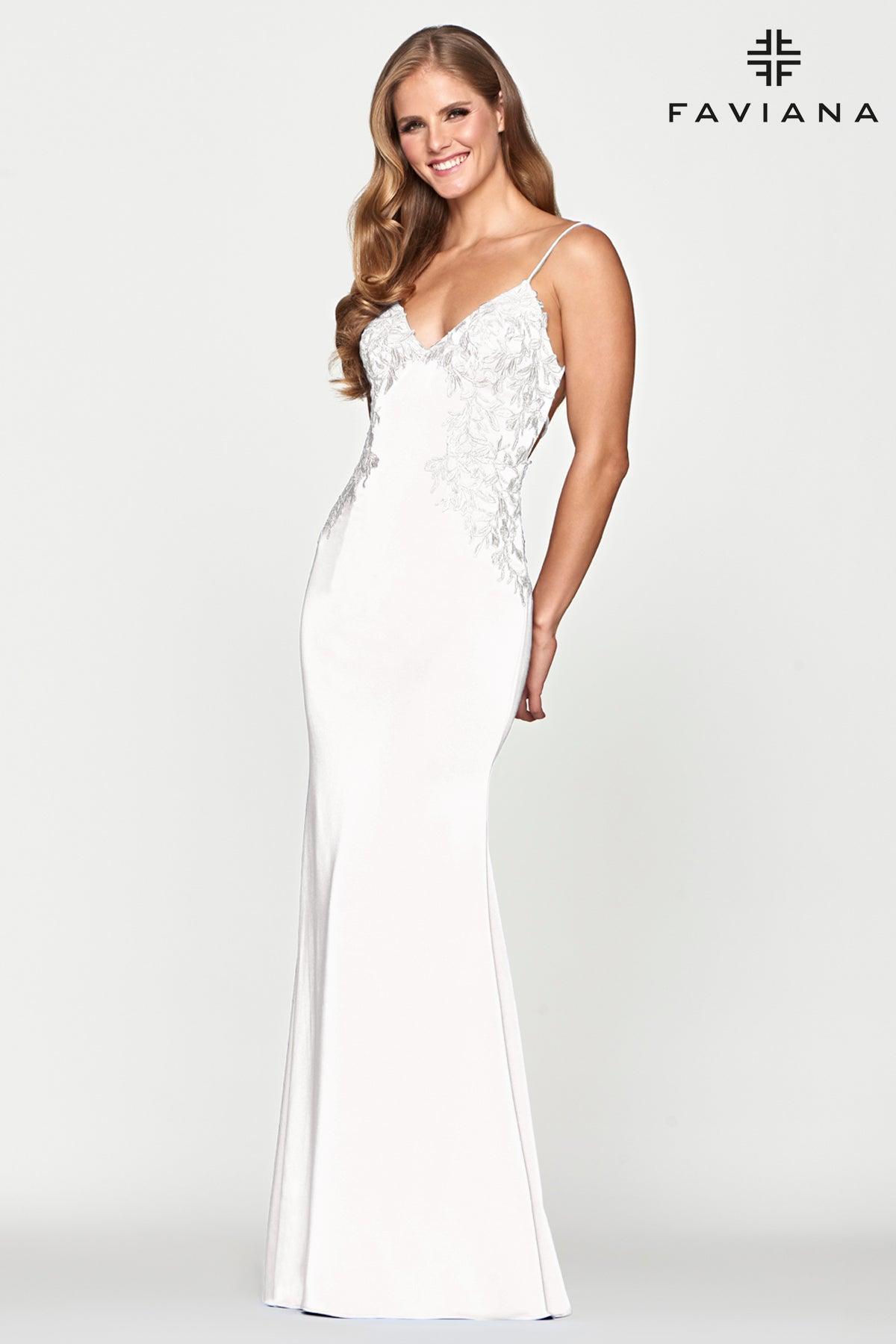 Faviana Long Prom Dress S10641