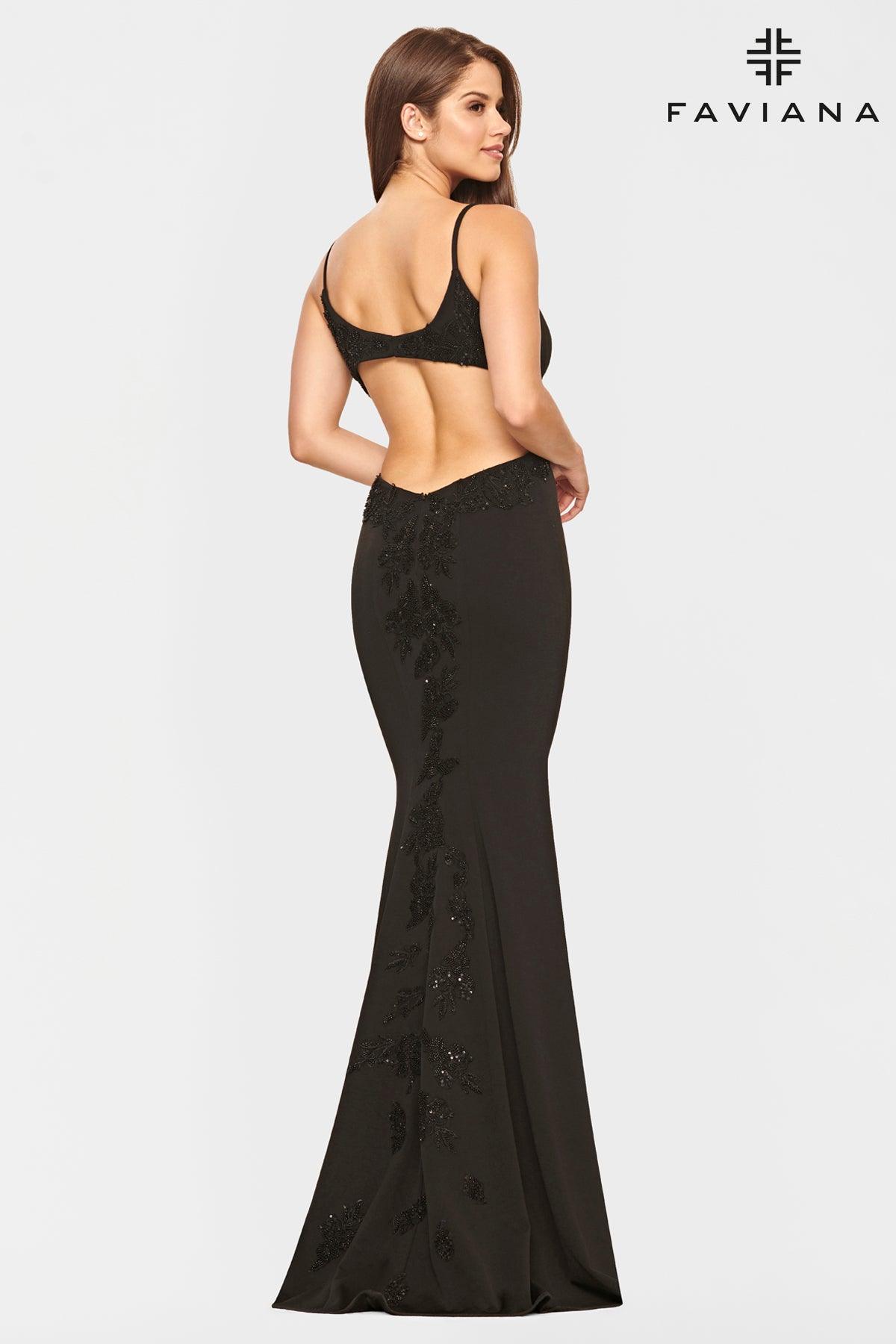 Faviana Long Formal Prom Dress S10668