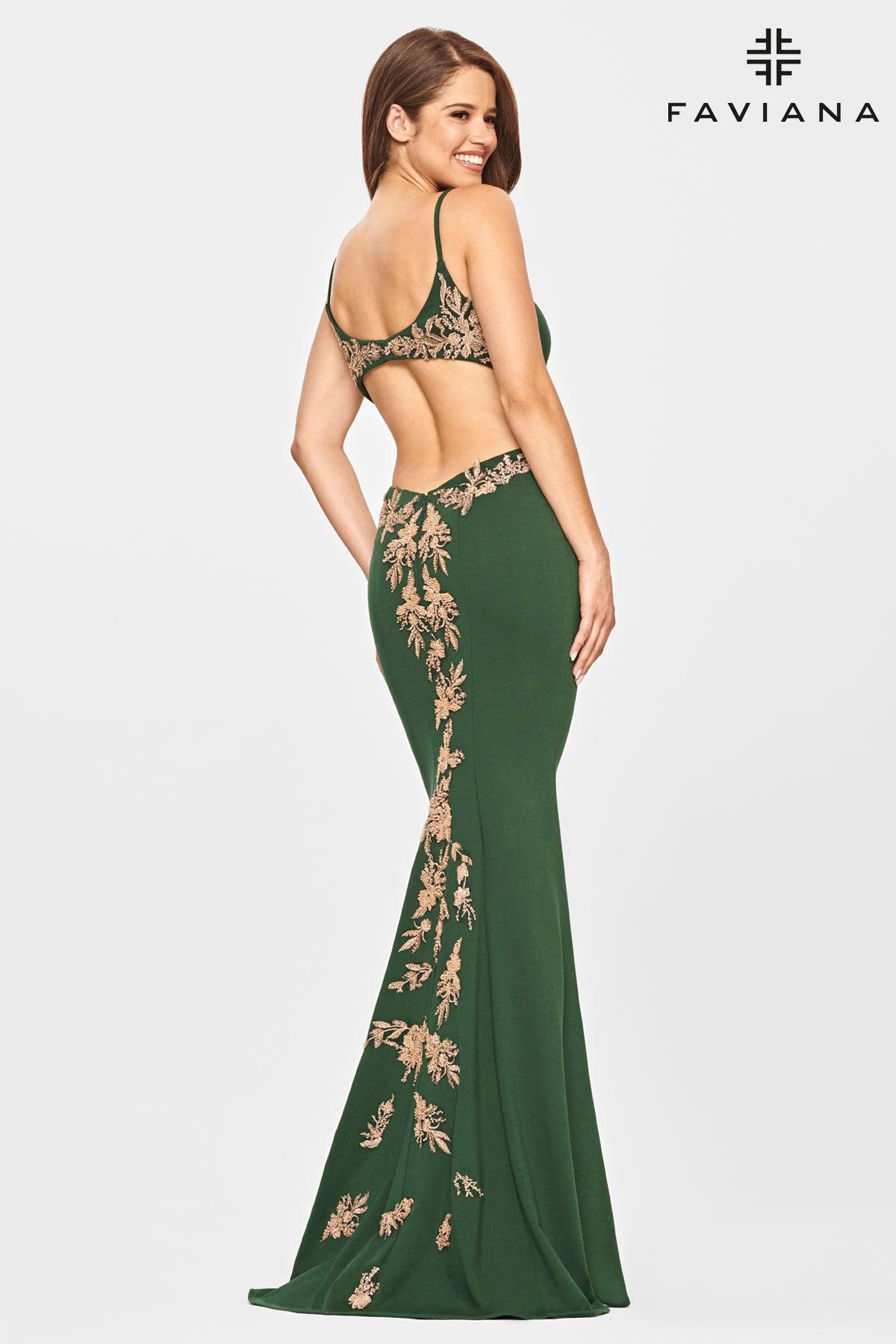 Faviana Long Formal Prom Dress S10668