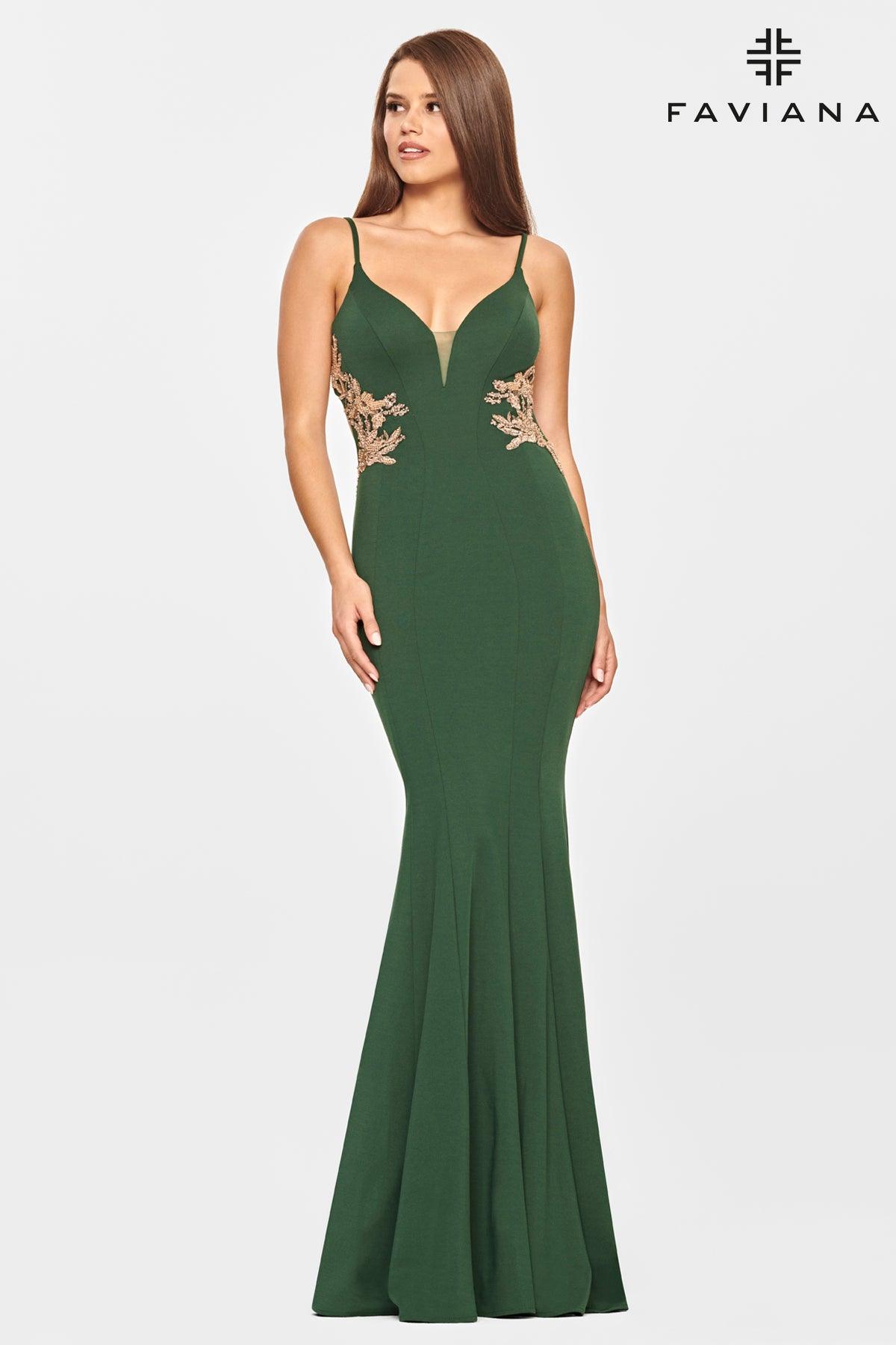 Faviana Long Formal Prom Dress S10668