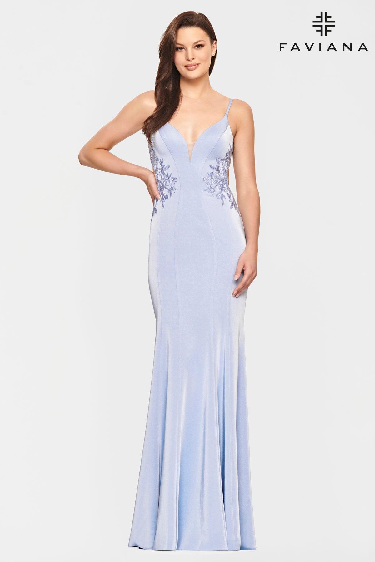 Faviana S10815 Long Formal Prom Dress