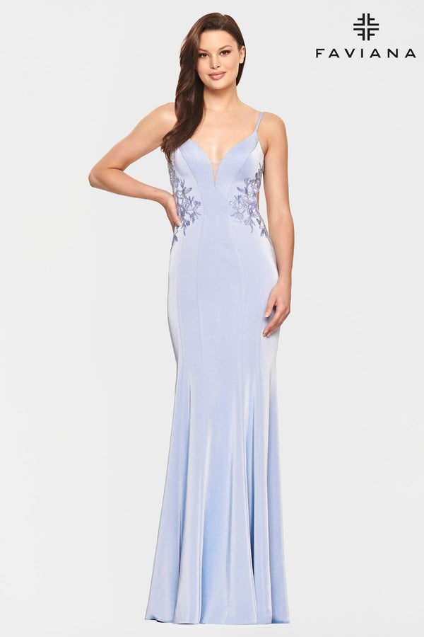 Faviana S10815 Long Formal Prom Dress
