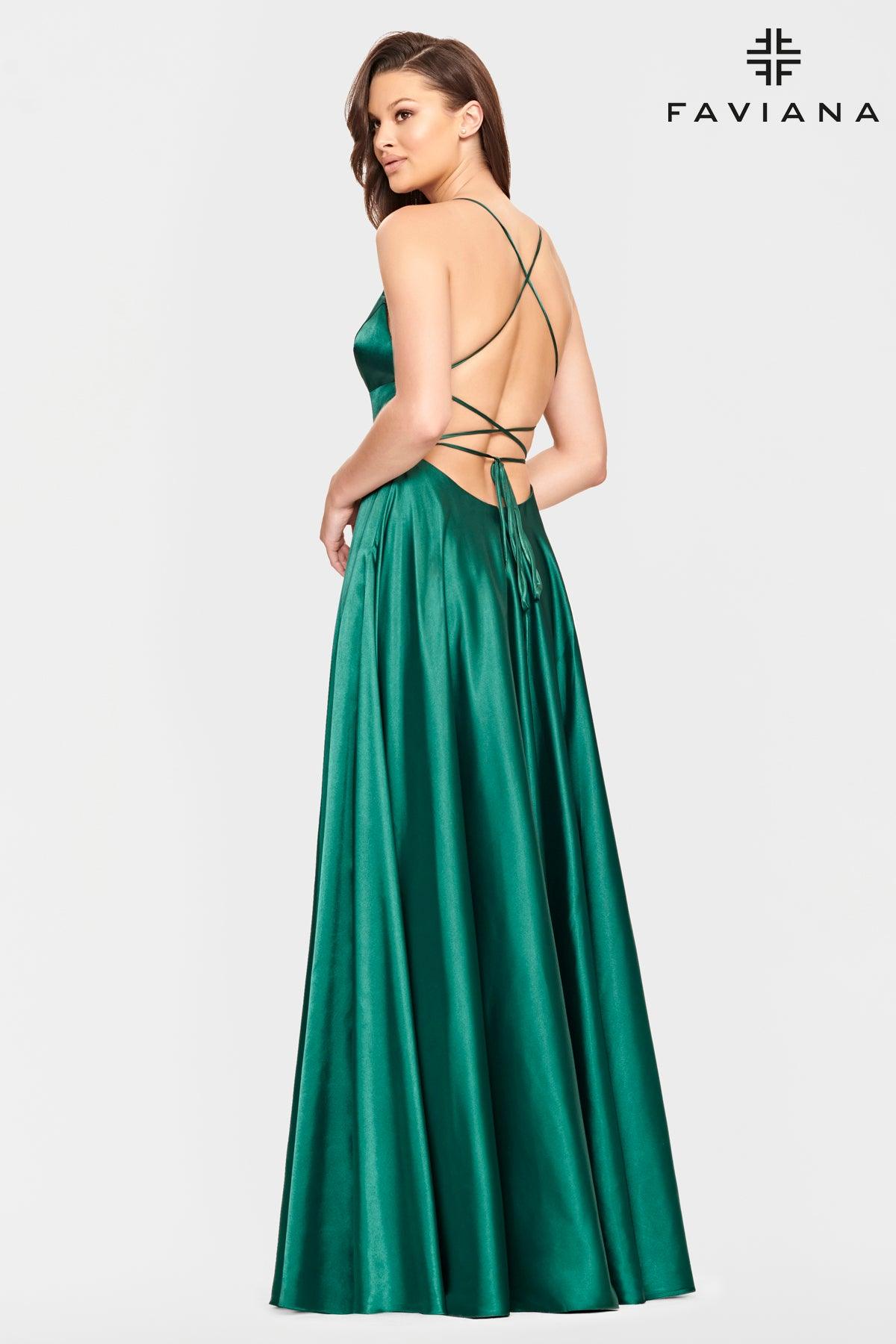 Faviana S10828 Long Formal Prom Dress