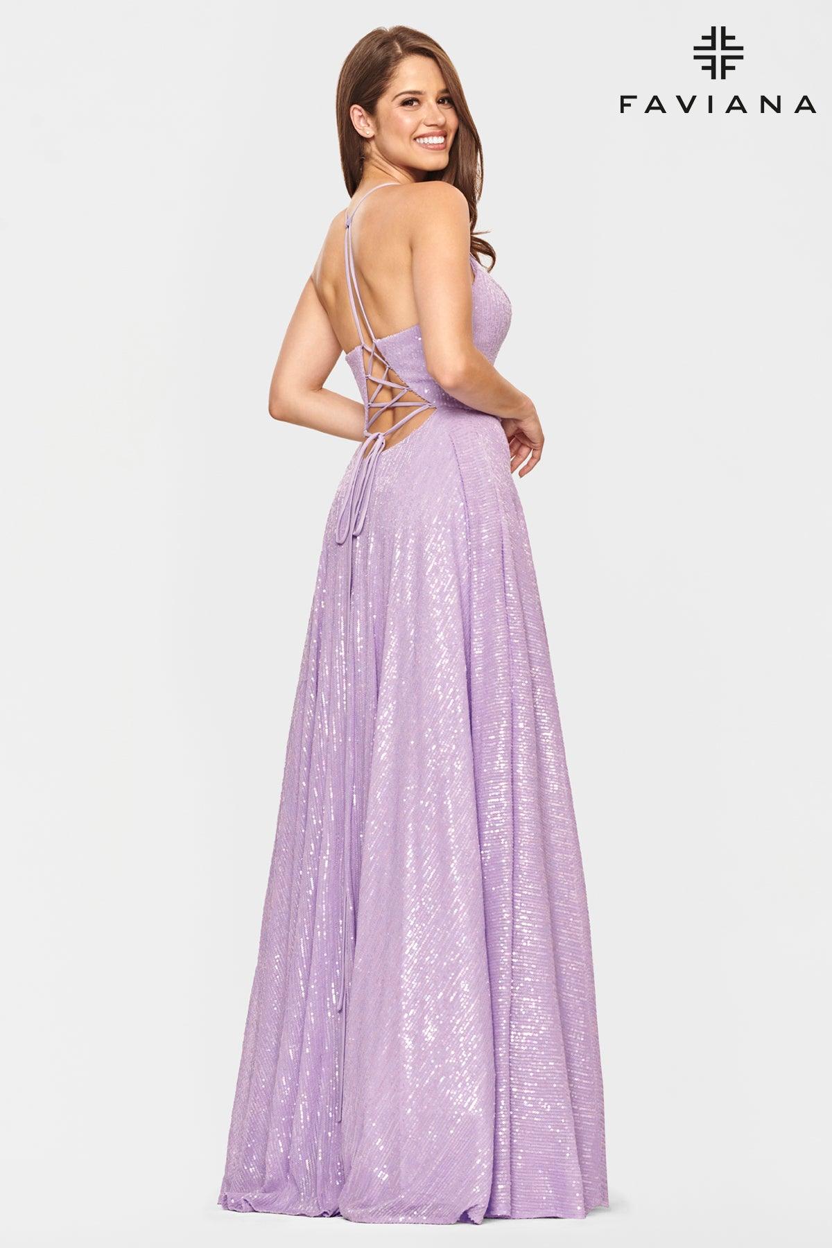 Faviana S10831 Long Ball Gown Prom Dress