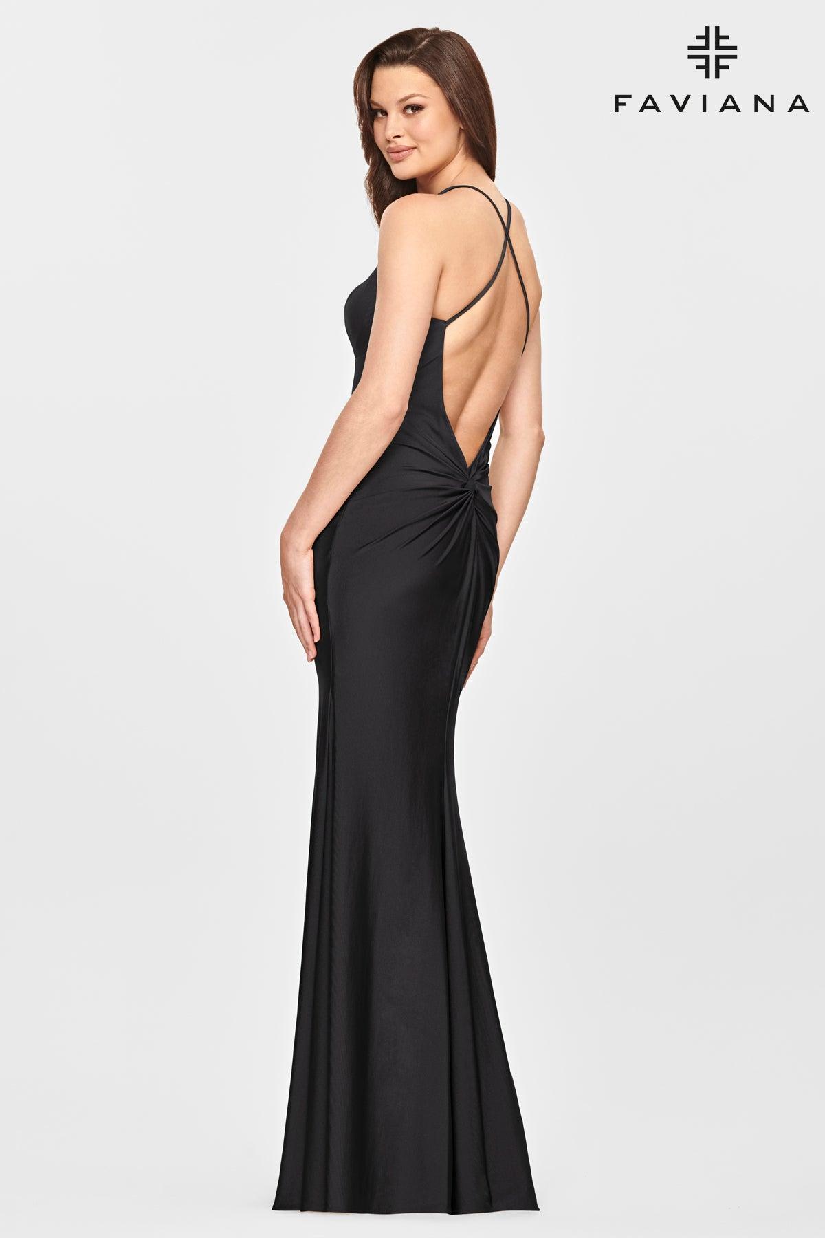 Faviana S10844 Long Formal Fitted Prom Dress