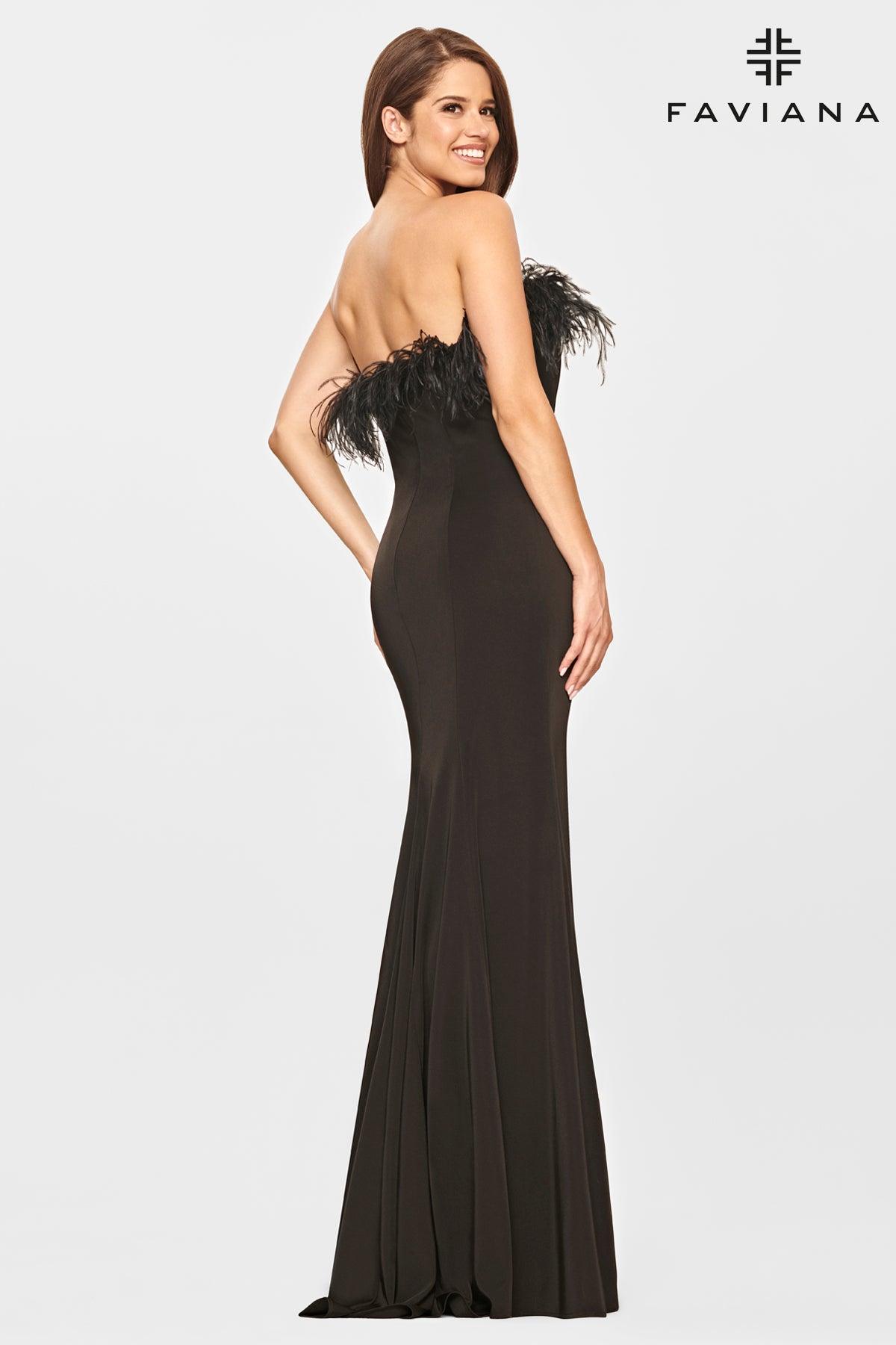 Faviana S10851 Long Strapless Prom Formal Gown