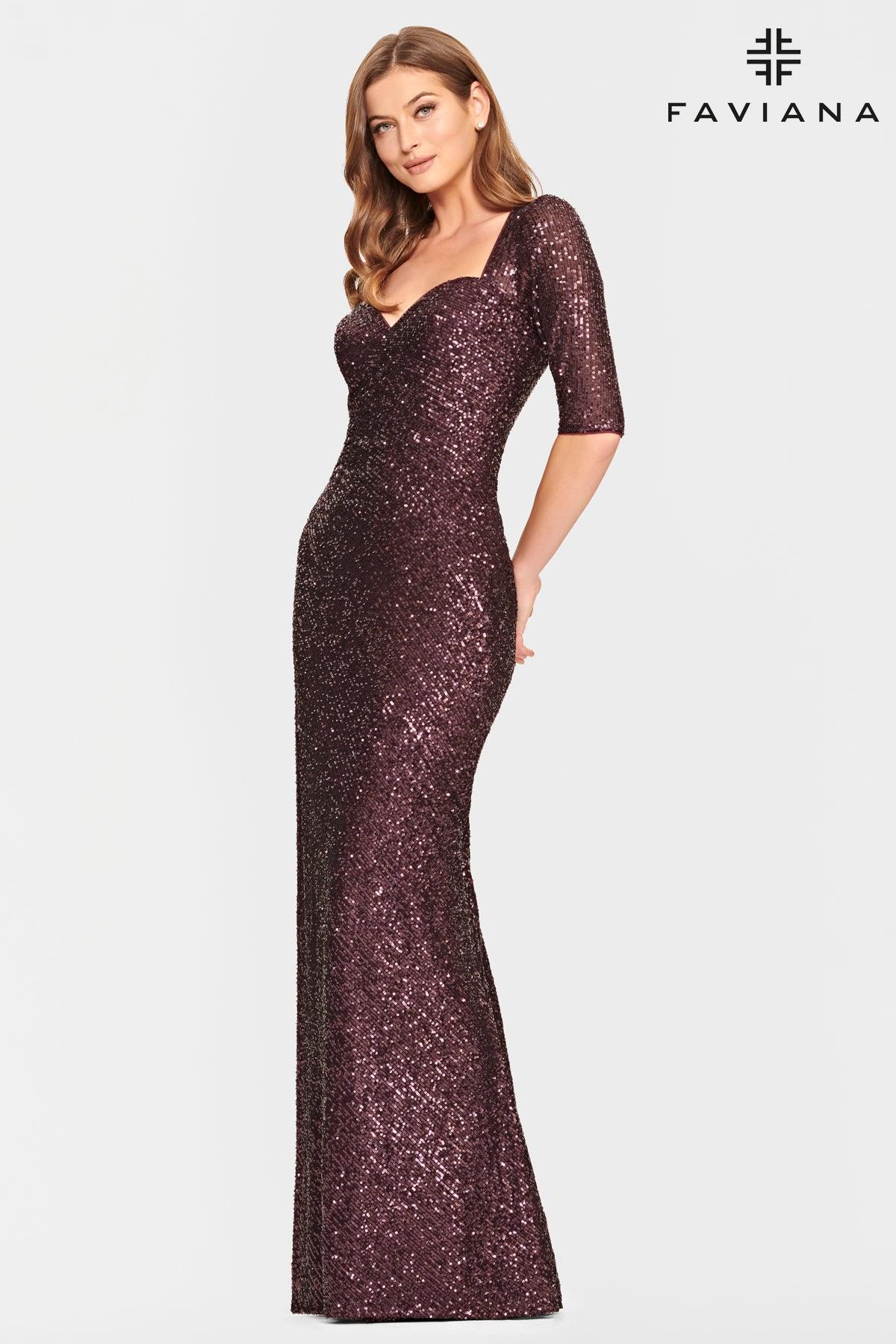 Faviana S10861 Long Formal Evening Dress