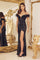 Nox Anabel S1229 Long Off Shoulder Sexy Prom Gown Black