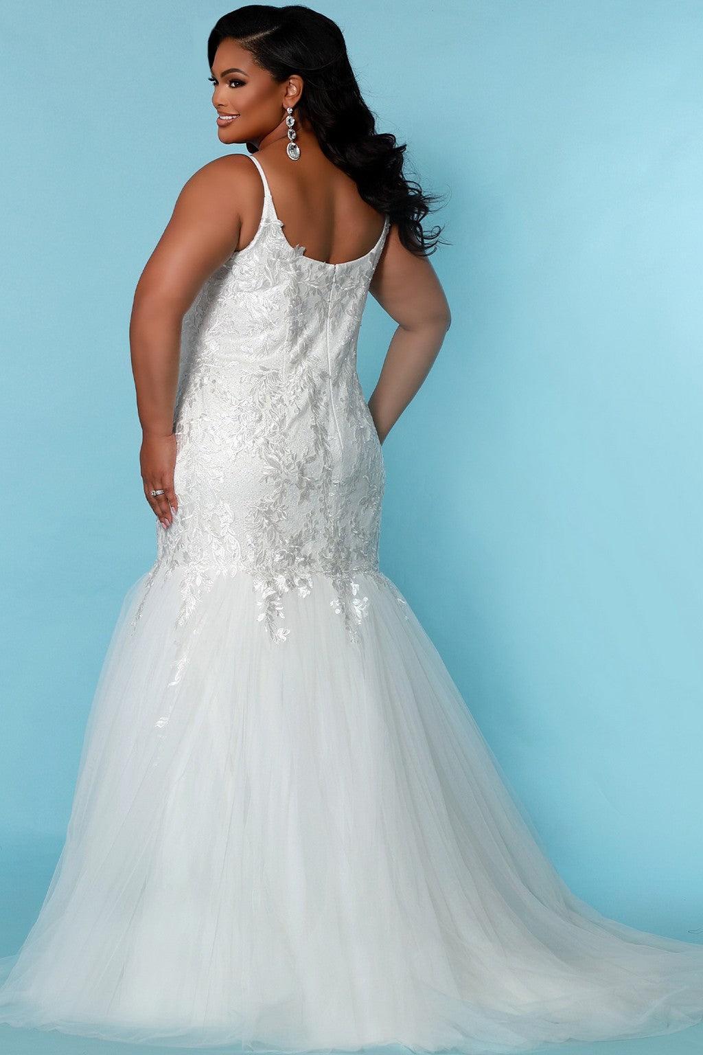 Sydneys Closet SC5278 Long Mermaid Wedding Dress