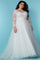 Wedding Dresses Long Sleeve A Line Wedding Gown Ivory