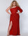  Long Plus Size Formal Prom Dress Ruby