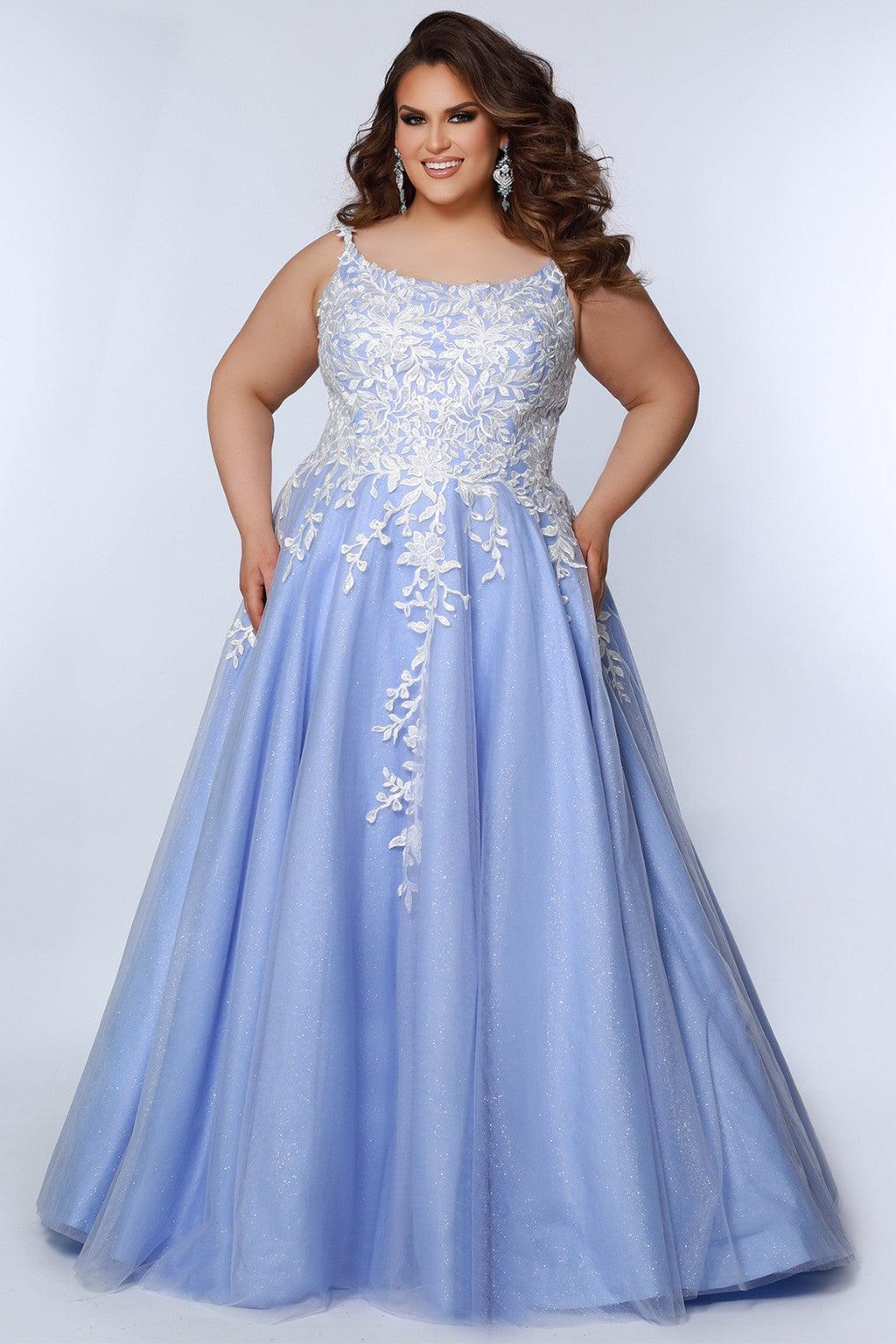 Sydneys Closet SC7350 Plus Size Long Formal Prom Dress