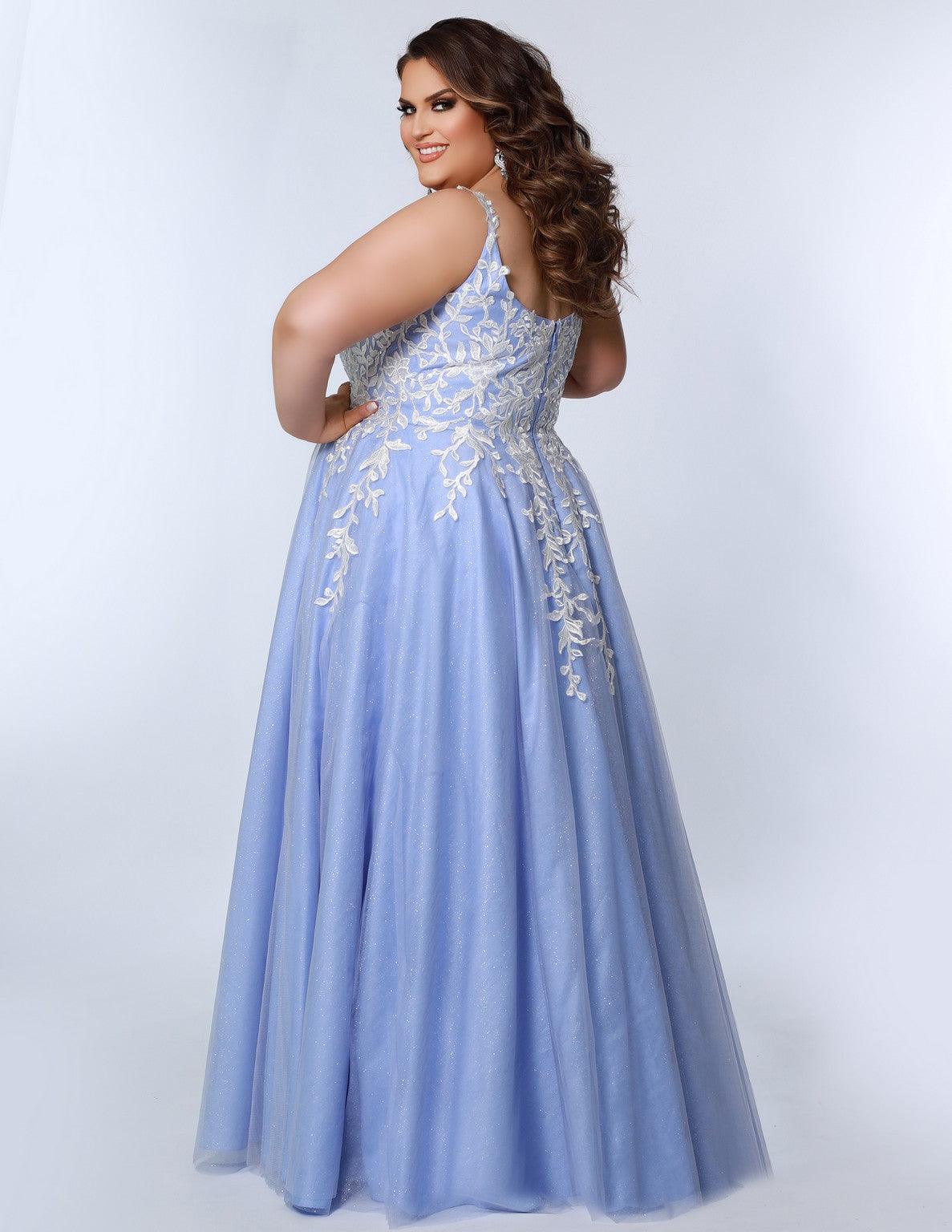 Sydneys Closet SC7350 Plus Size Long Formal Prom Dress