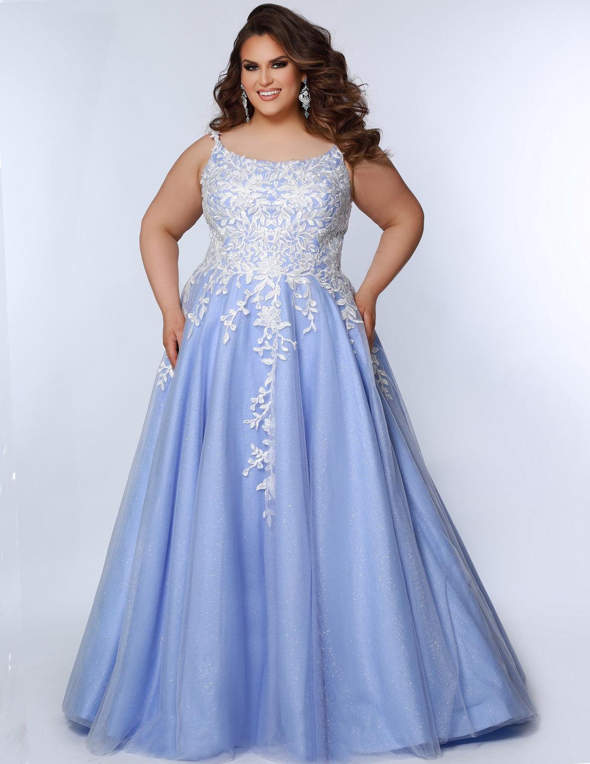 Sydneys Closet SC7350 Plus Size Long Formal Prom Dress
