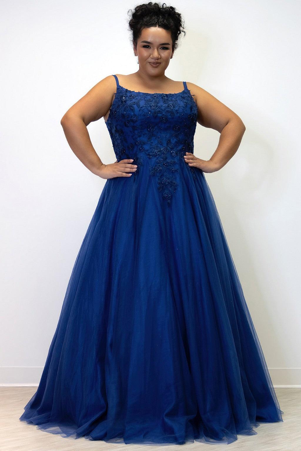 Sydneys Closet SC7357 Plus Size Long Formal Prom Dress