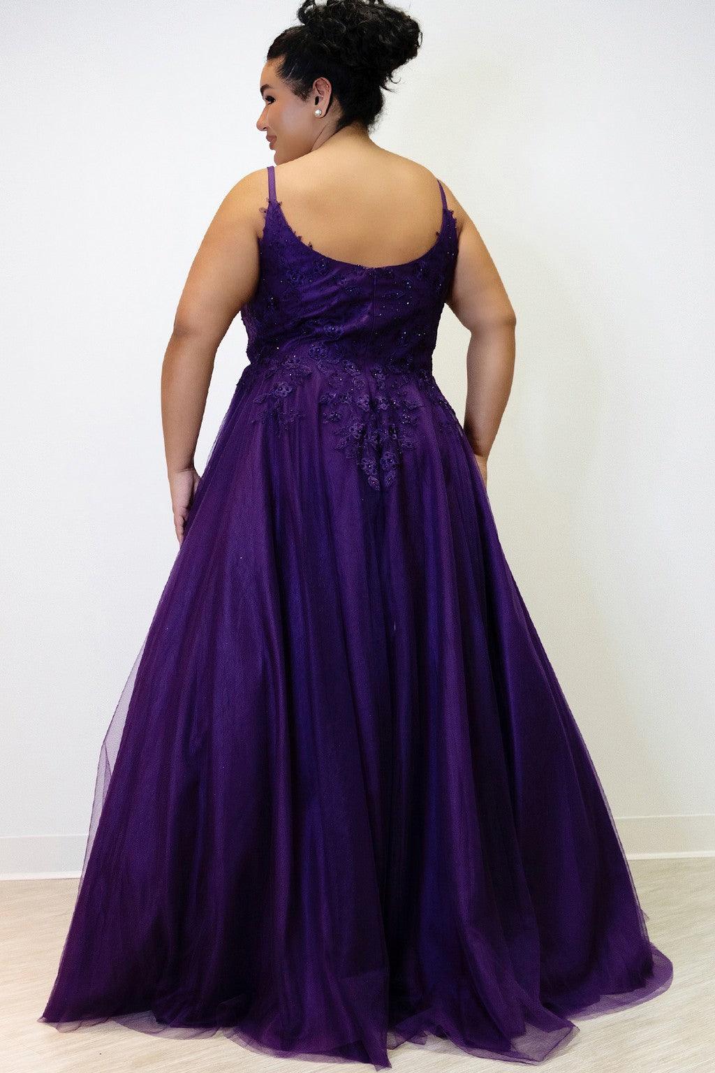 Sydneys Closet SC7357 Plus Size Long Formal Prom Dress