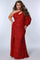 Plus Size Dresses Plus Size Long One Shoulder Prom Gown Ruby