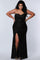 Plus Size Dresses Plus Size Long Strapless Prom Dress Onyx