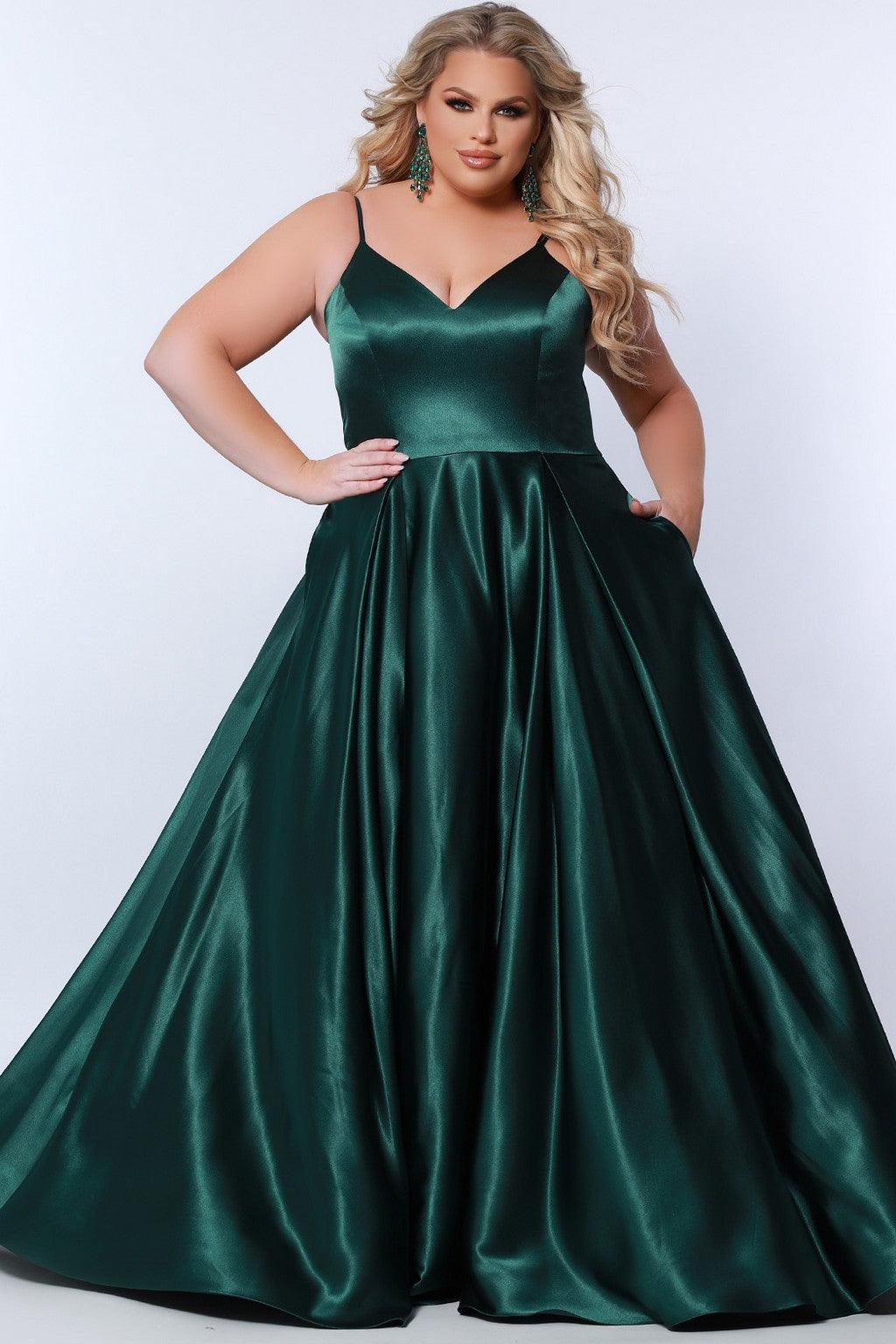 Sydneys Closet SC7363 Long Plus Size Prom Dress