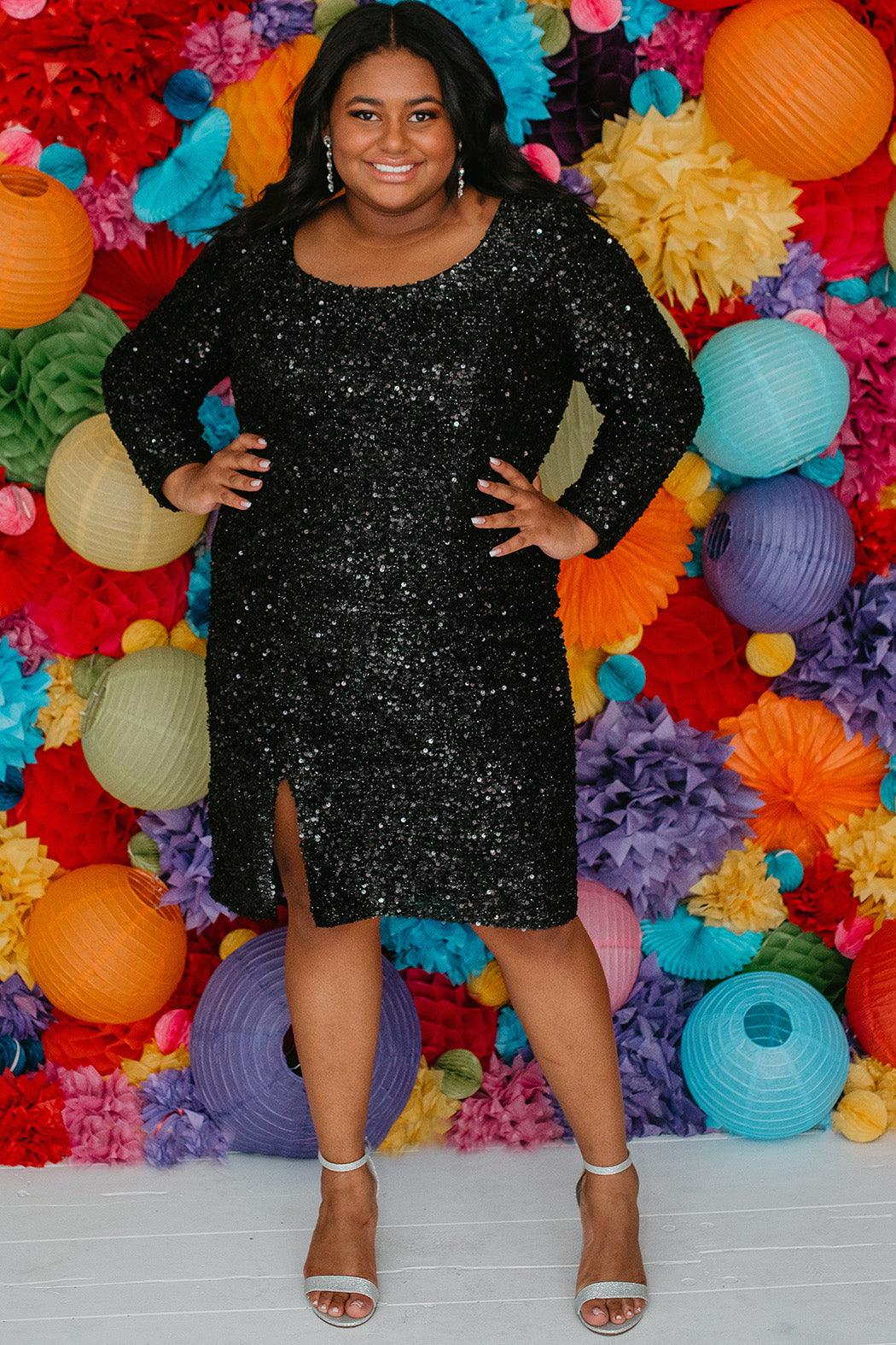 Sydneys Closet SC8113 Homecoming Short Plus Size Dress