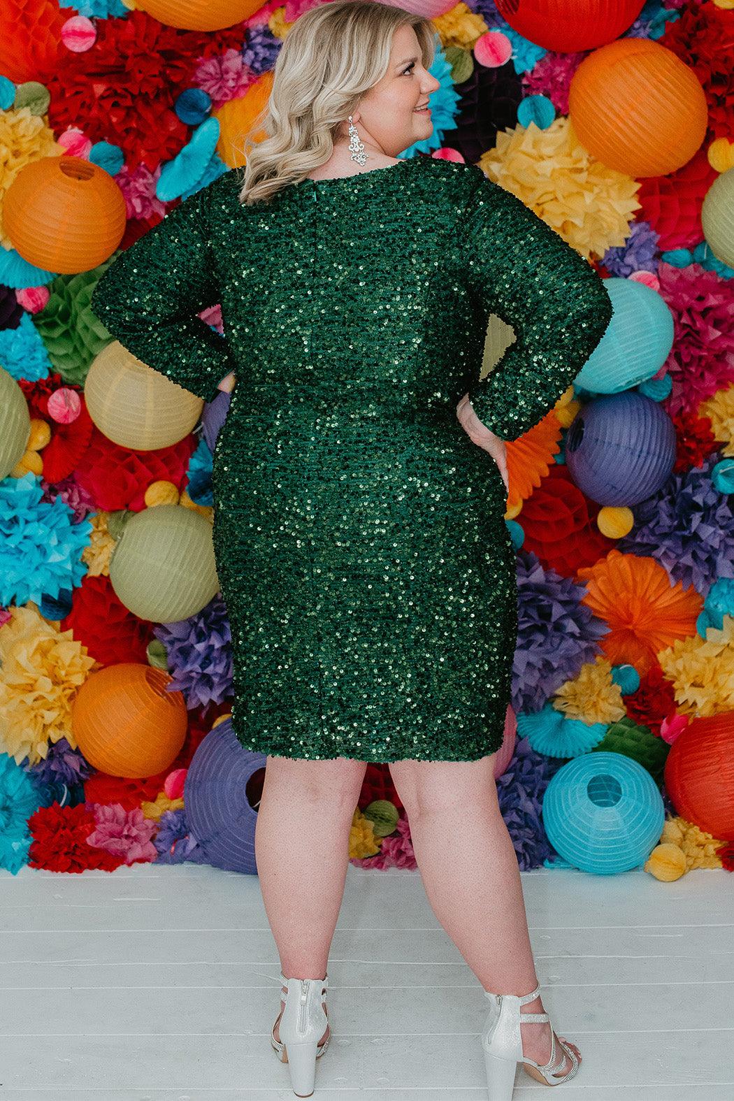 Sydneys Closet SC8113 Homecoming Short Plus Size Dress