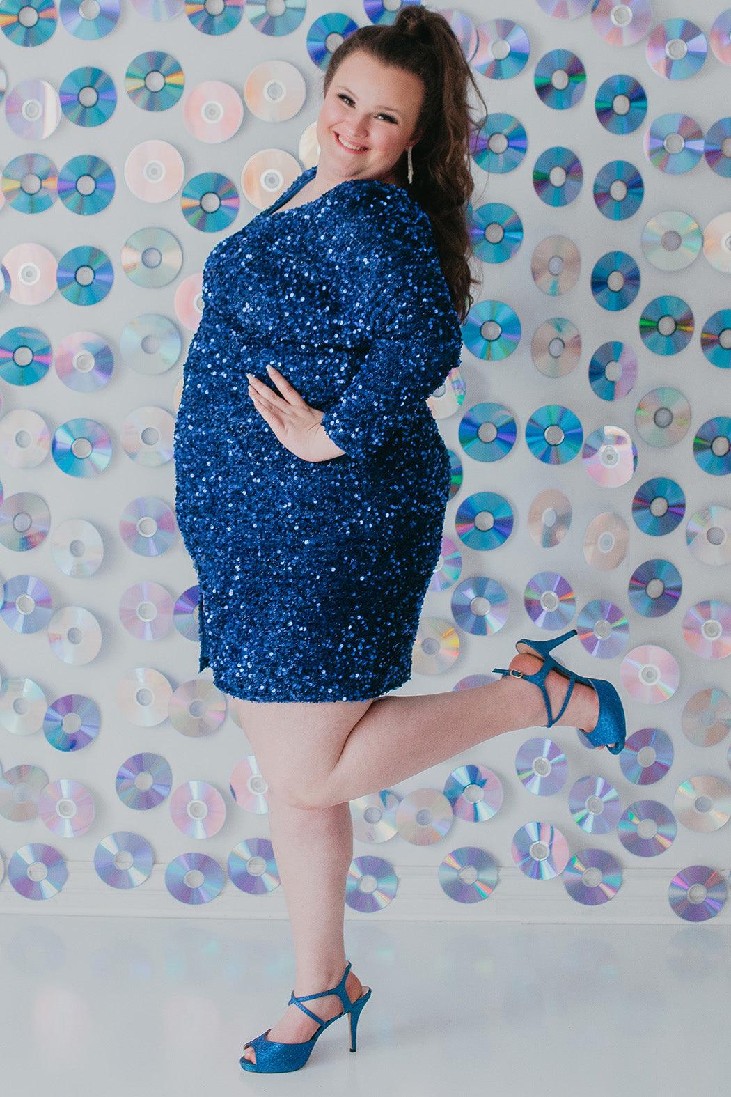Sydneys Closet SC8113 Homecoming Short Plus Size Dress