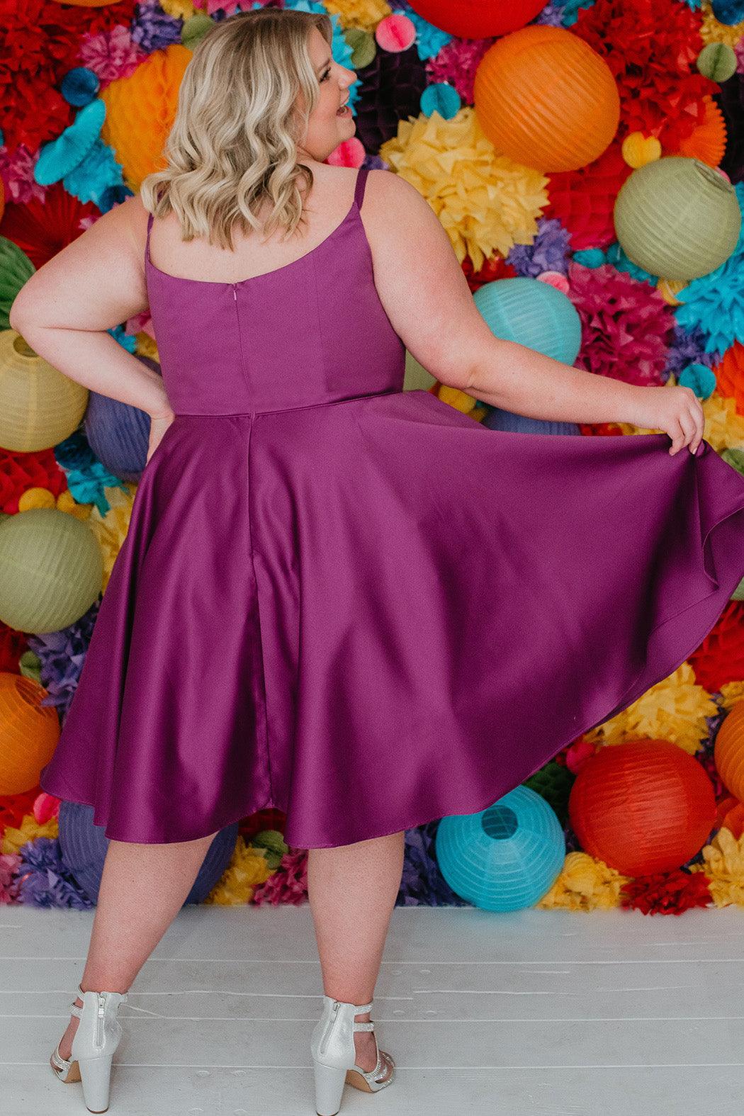 Prom Dresses Prom Short Plus Size Homecoming Dress Purple