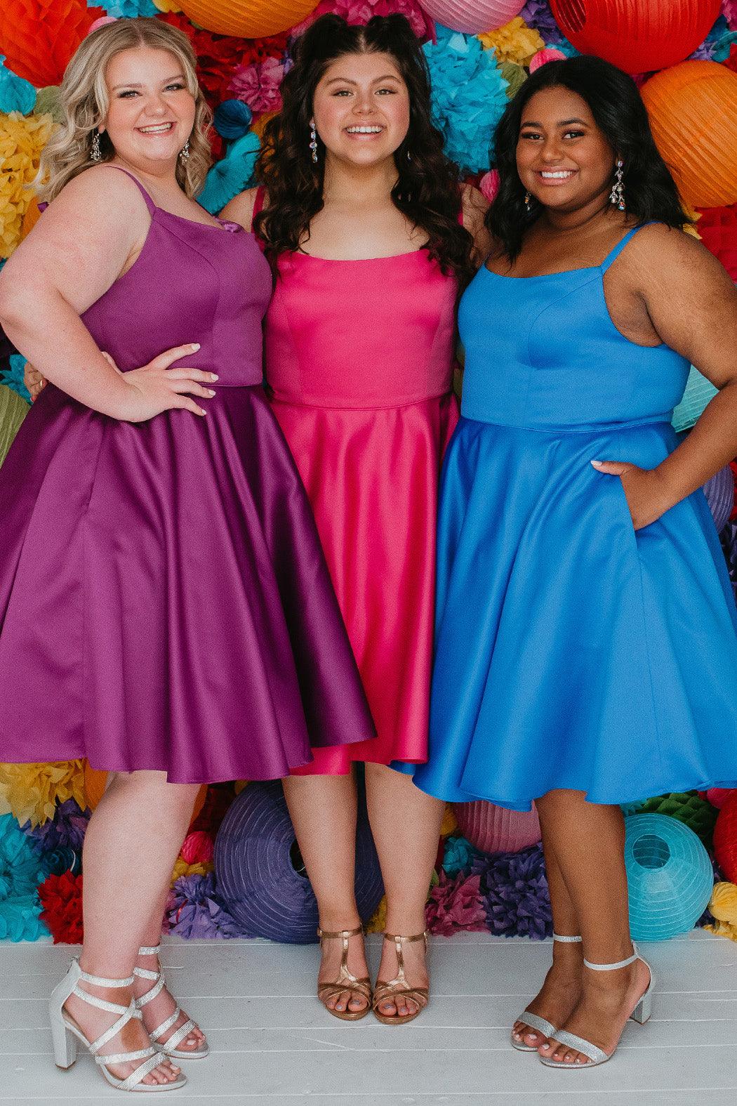 Prom Dresses Prom Short Plus Size Homecoming Dress Purple