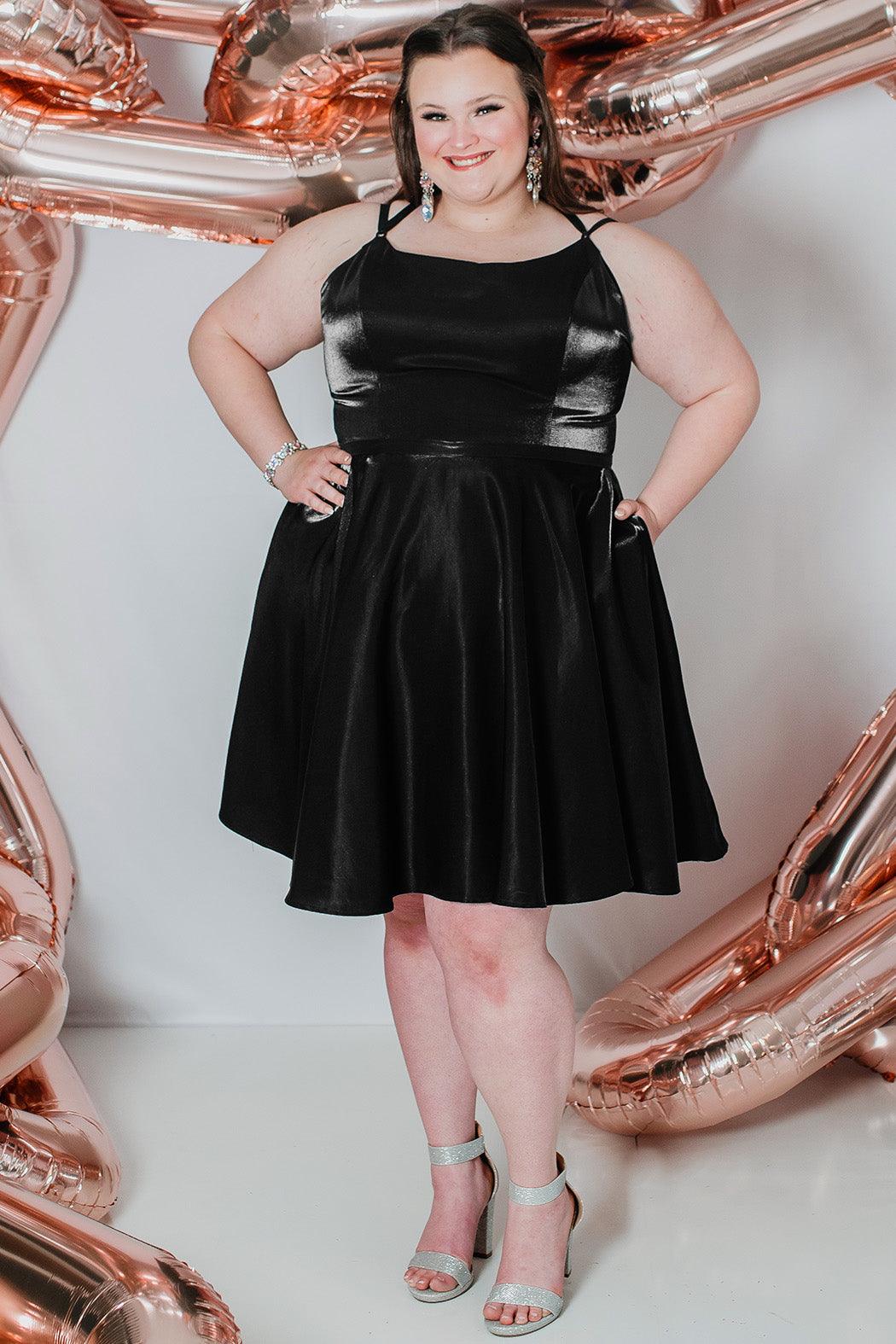 Sydneys Closet SC8116 Short Plus Size Prom Homecoming Dress