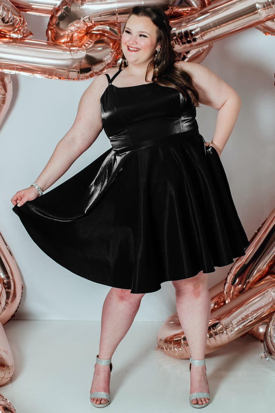 Sydneys Closet SC8116 Short Plus Size Prom Homecoming Dress