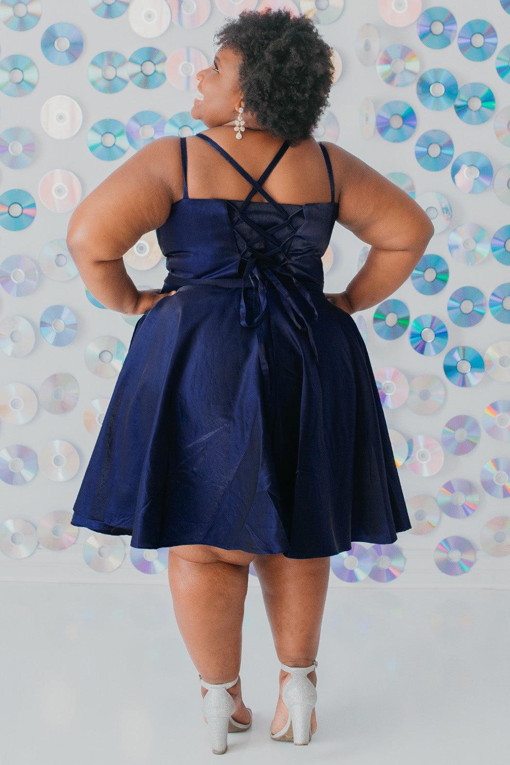 Sydneys Closet SC8116 Short Plus Size Prom Homecoming Dress