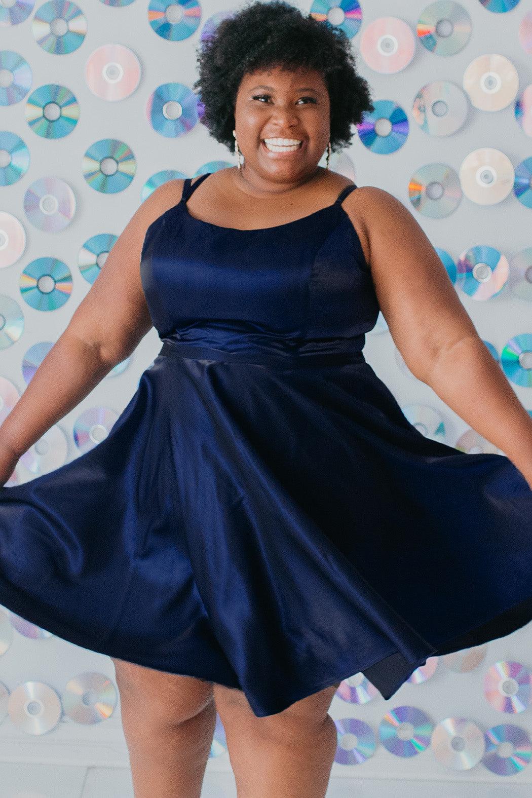 Sydneys Closet SC8116 Short Plus Size Prom Homecoming Dress