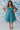  Short Sleeveless Plus Size Homecoming Prom Dress Turq