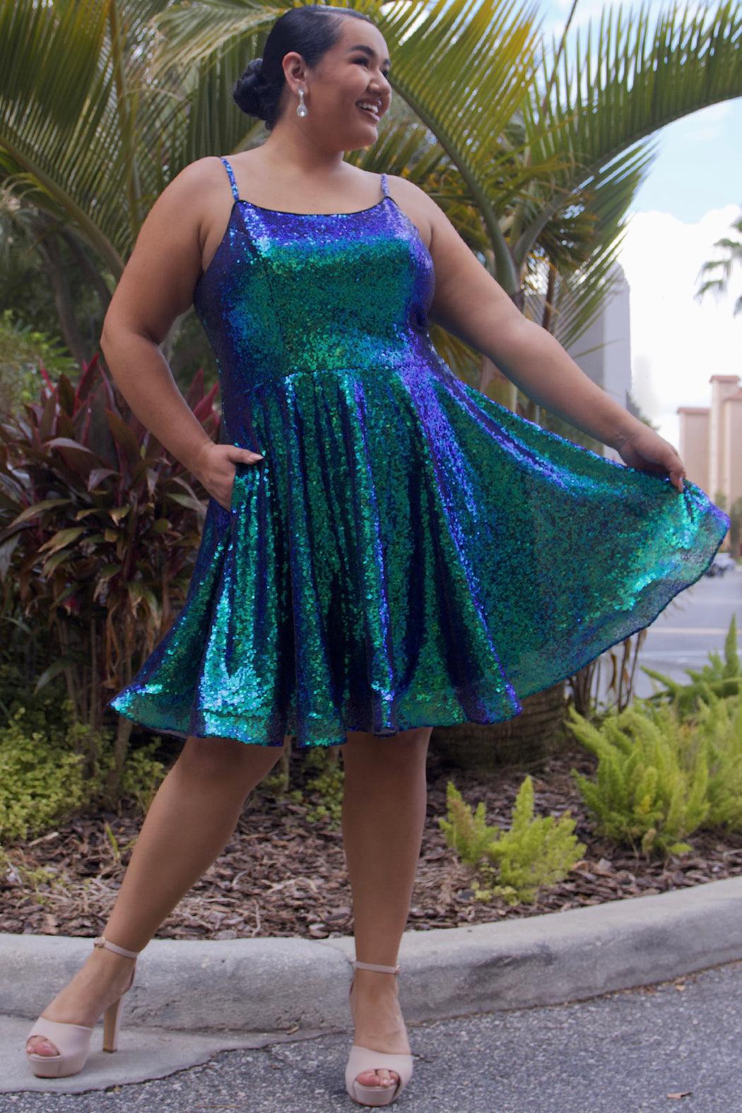 Sydneys Closet SC8122 Homecoming Short Plus Size Dress