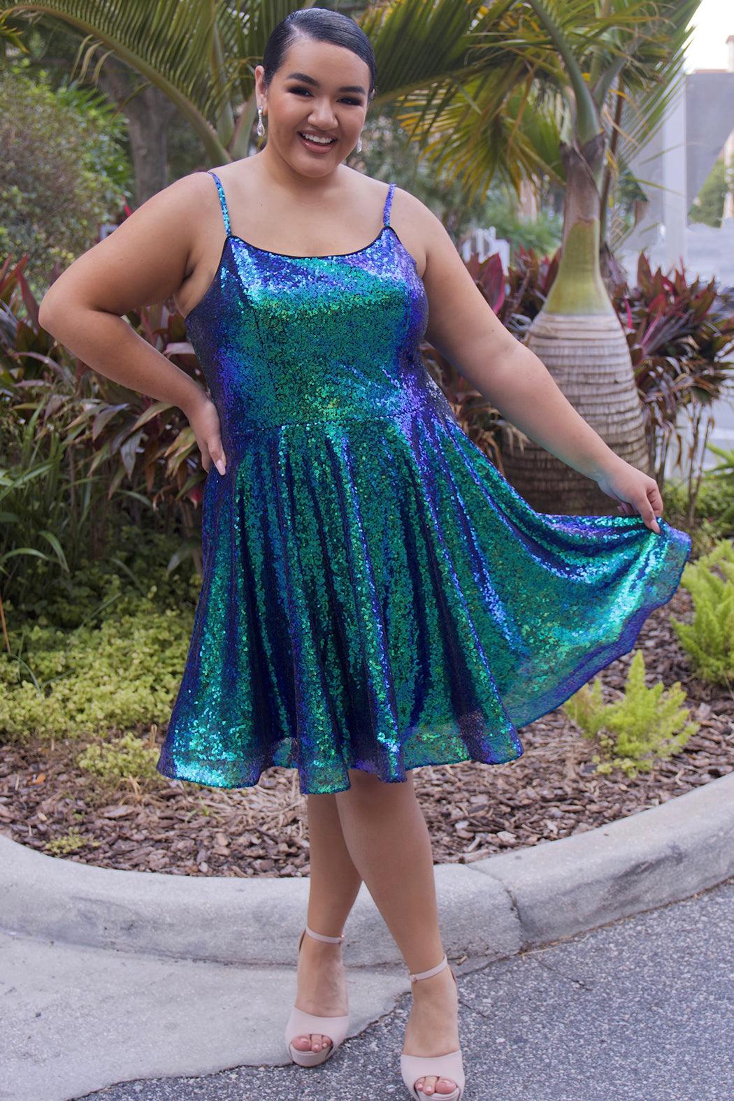 Sydneys Closet SC8122 Homecoming Short Plus Size Dress