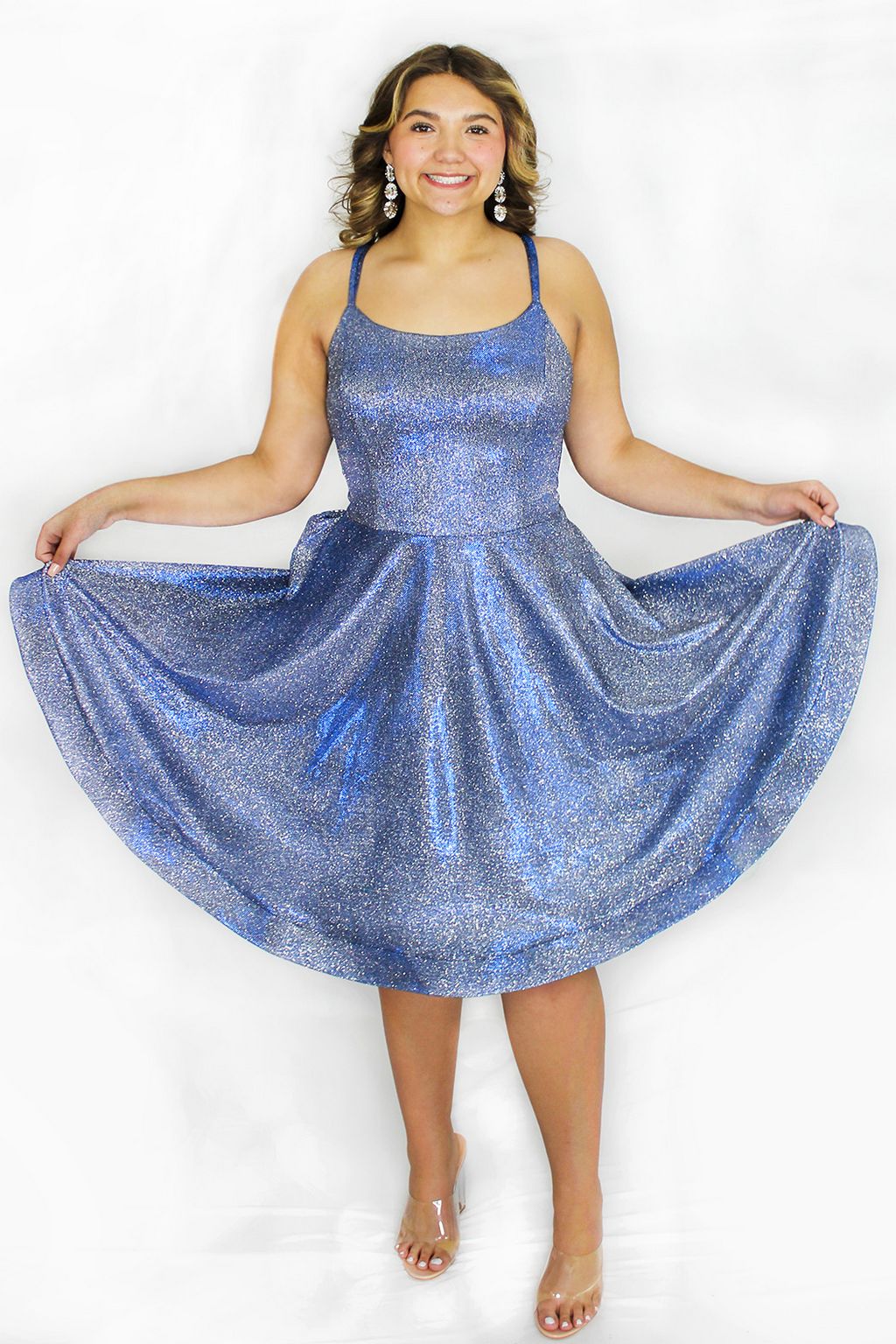 Sydneys Closet SC8130 Plus Size Short Homecoming Dress