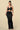 Formal Dresses Long Halter Neck Front Twist Fitted Dress Black