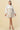 Cocktail Dresses Long Sleeve Button Down Ruffle Dress Cream