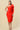 Cocktail Dresses Fitted Bandage One Shoulder Midi dress Red