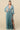 Formal Dresses Printed Long Sleeve V Neck Belt Maxi Dress Sage/Sage