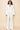 Pant Suit Plus Size Button Detail Jacket Pant Set Off White