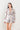 Pant Suit Long Sleeve Jacket Short Set  Ivory