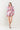 Pant Suit Long Sleeve Jacket Short Set  Pink